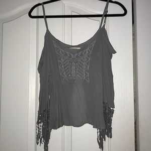 NWT gray top